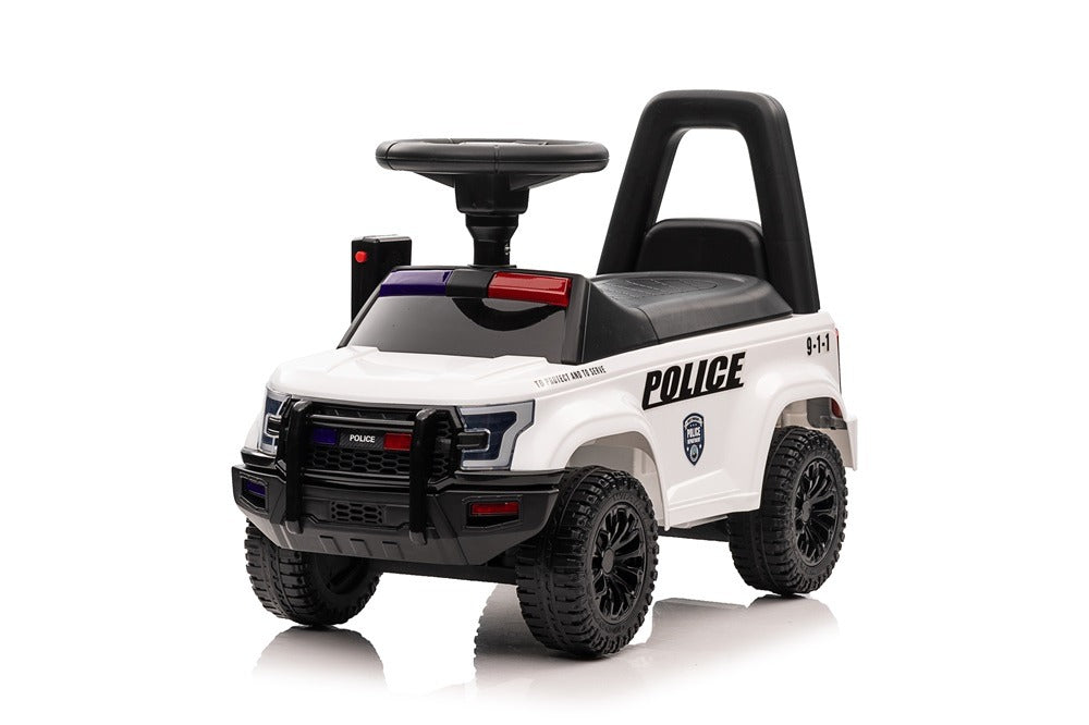 Kinder-Rutschauto Polizeiauto American White