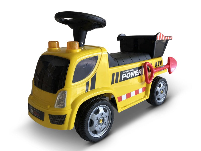 Kinder-Rutschauto Baustellenfahrzeug